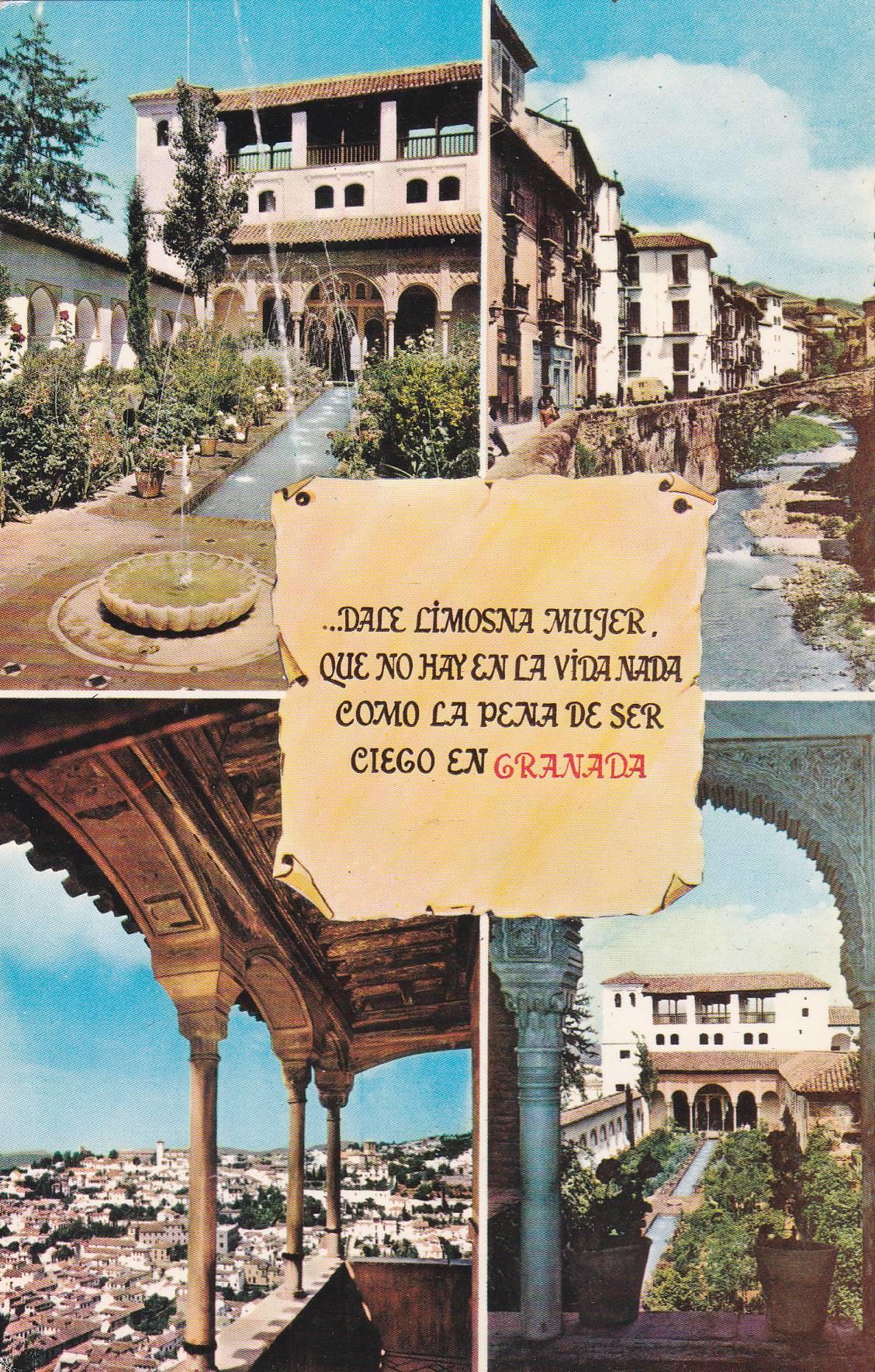 POSTAL B11205: GRANADA: DIVERSOS ASPECTOS