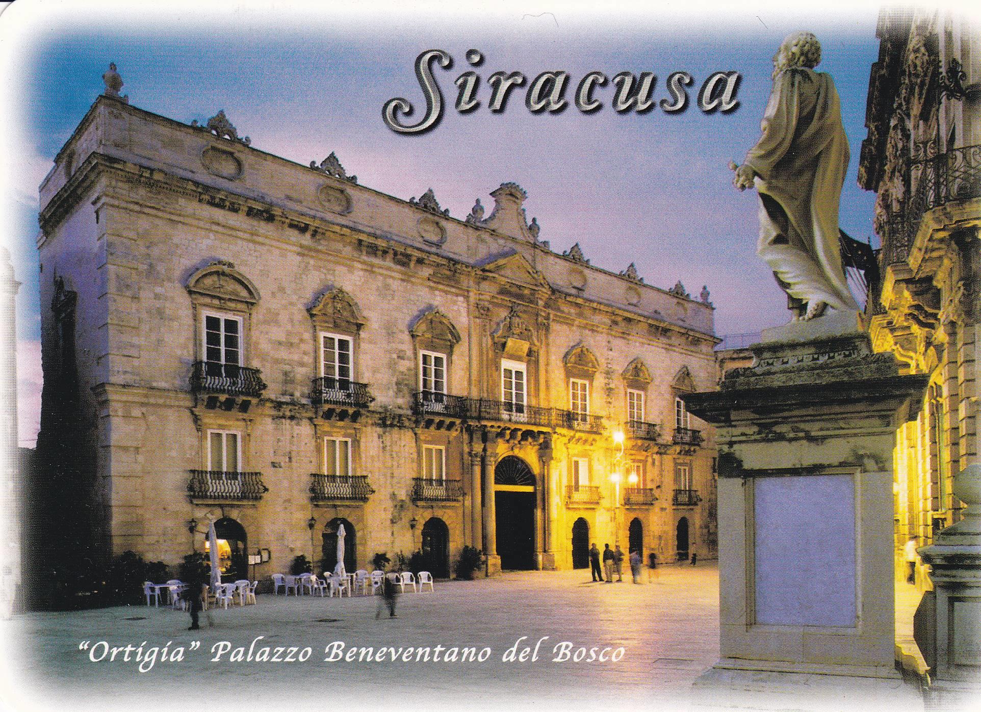 POSTAL B11248: SIRACUSA: PALACIO EL BOSCO