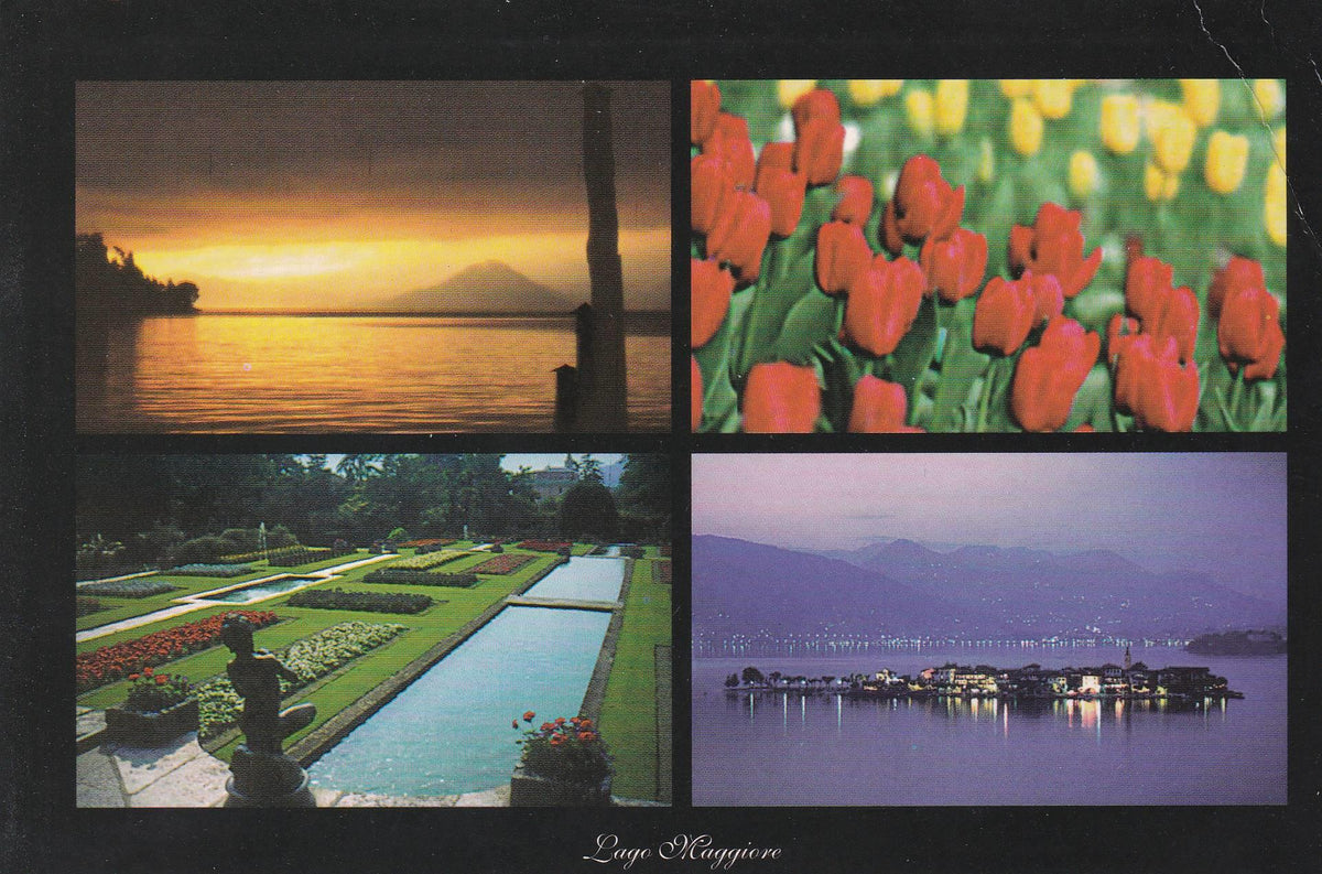 POSTAL B11284: ITALIA: LAGO MAGGIORE: DIVERSOS ASPECTOS