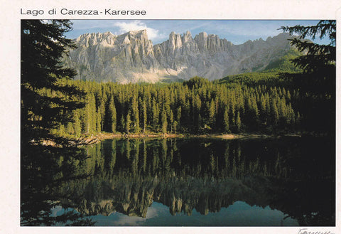 POSTAL B11285: ITALIA: LAGO DI CAREZZA: DIVERSOS ASPECTOS