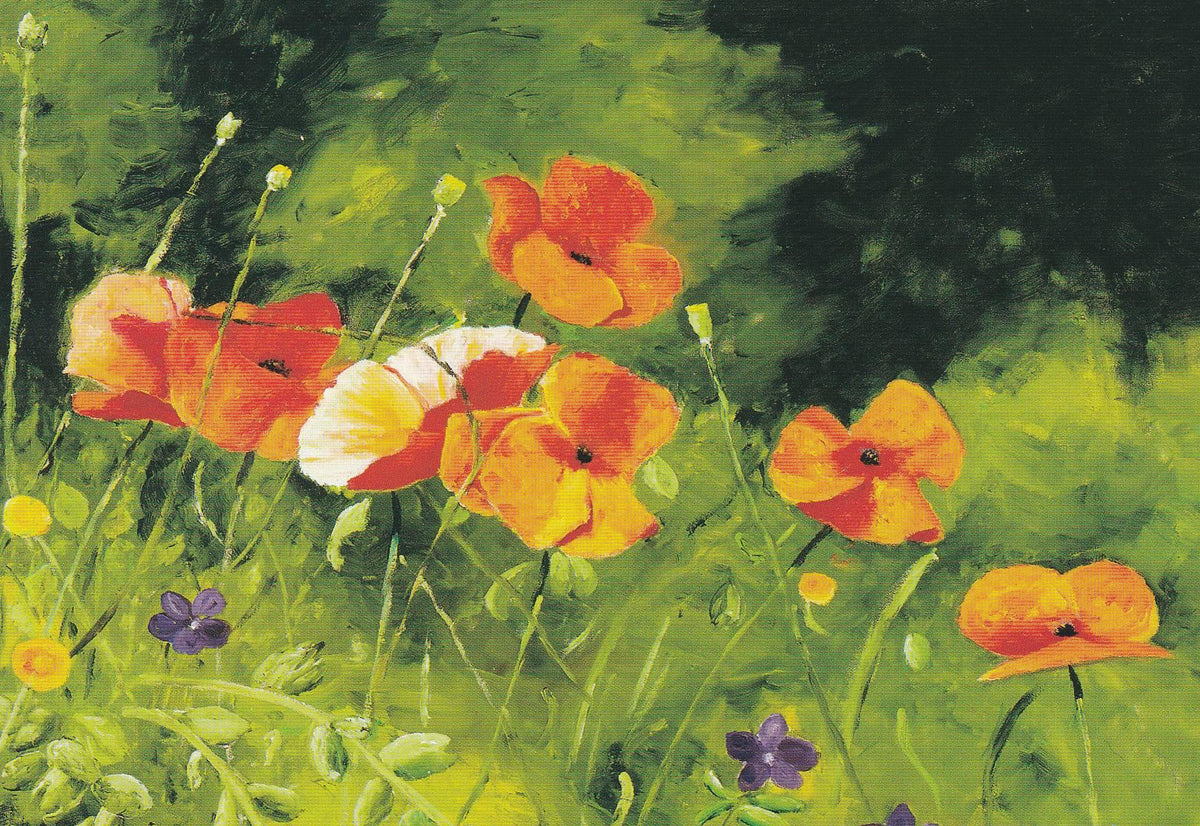 POSTAL B11301: COMPOSICION FLORAL. ANTJE KRATZ. OLEO