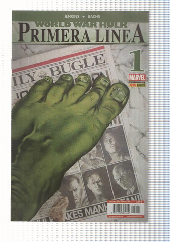  World War Hulk: Primera Linea num 1. Panini comics