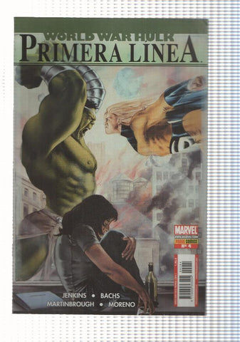  World War Hulk: Primera Linea num 4 año 1 - Corresponsal tras las lineas enemigas. Panini comics