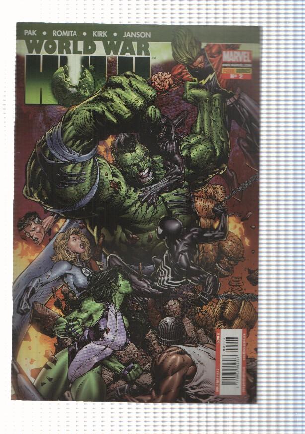  World War Hulk: num 2 año 1. Panini comics. Pak-Romita-Kirk-Jason