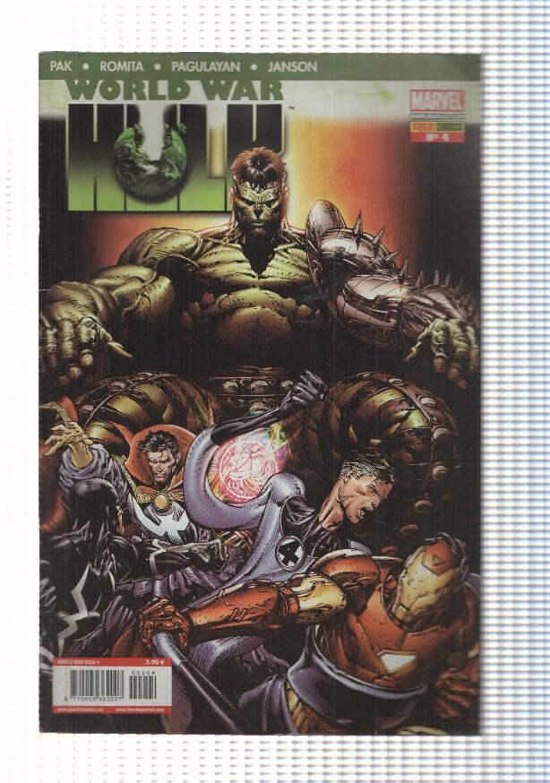  World War Hulk: num 4 año 1. Panini comics. Pak-Romita-Pagulayan-Jason