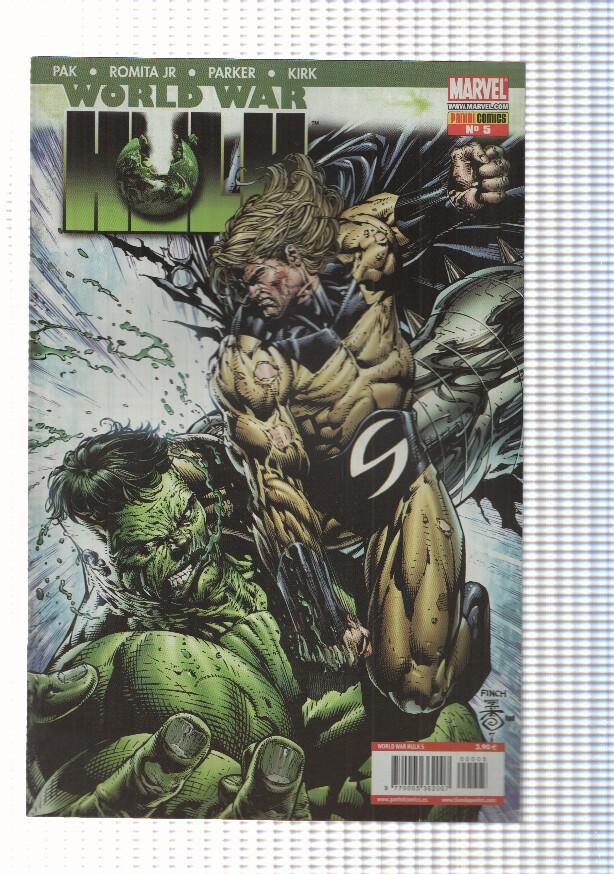  World War Hulk: num 5 año 1. Panini comics. Pak-Romita-Parker-Kirk