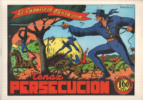 Facsimil: El Jinete Fantasma de Ambros numero 003: Tenaz persecucion