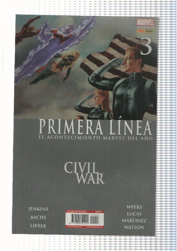Marvel: Civil War Primera Linea num 3 año 2 - Infiltrados parte cinco.
