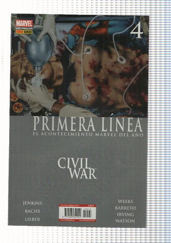 Marvel: Civil War Primera Linea num 4 año 1 - Infiltrados parte siete.