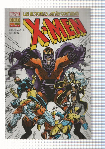 X-Men: Las Historias Jamas Contadas num 2 de 2. Marvel Gold