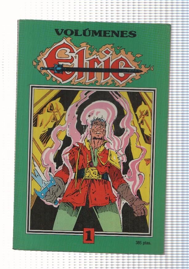 Tomo num 1 retapado de Elric de Melnibone de M. Moorcock (incluye los numeros del 1 al 5 con sus portadas originales)