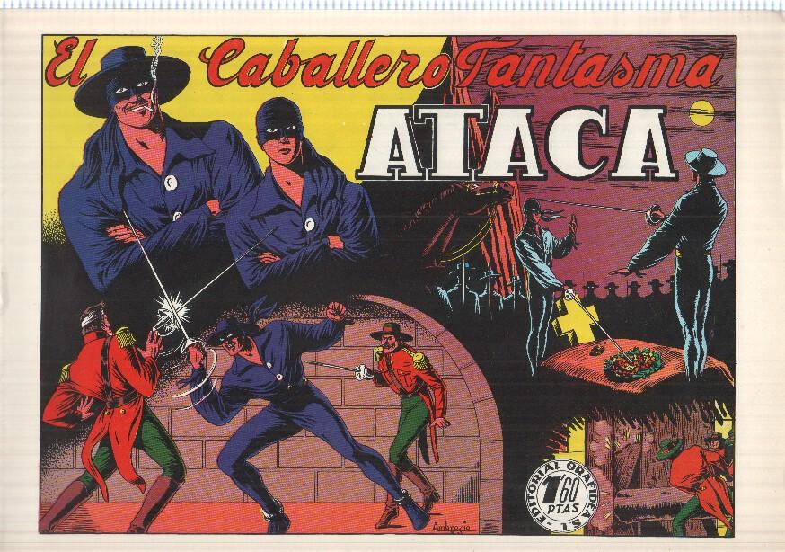 Facsimil: El Jinete Fantasma de Ambros numero 005: El caballero fantasma ataca