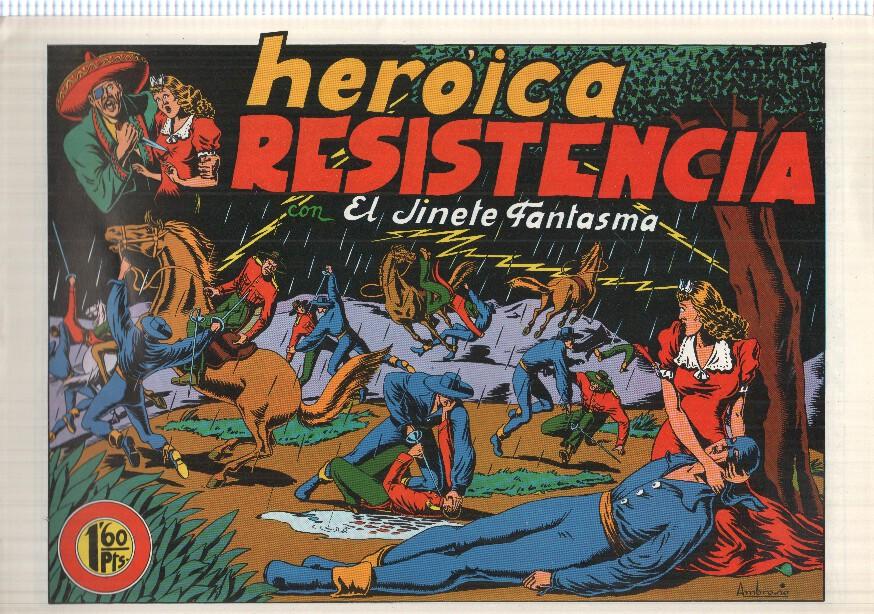Facsimil: El Jinete Fantasma de Ambros numero 013: heroica resistencia