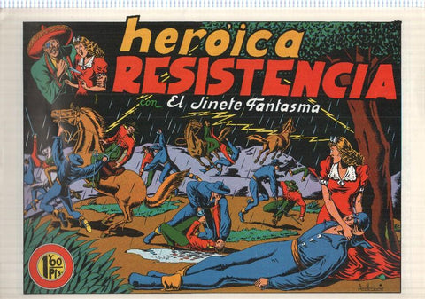 Facsimil: El Jinete Fantasma de Ambros numero 013: heroica resistencia