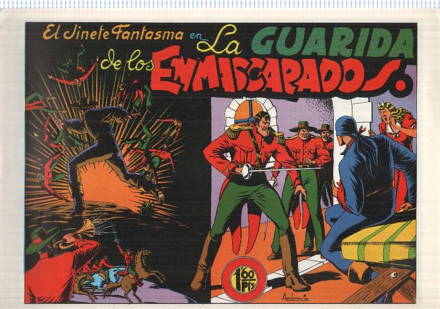 Facsimil: El Jinete Fantasma de Ambros numero 014: La guarida de los enmascarados