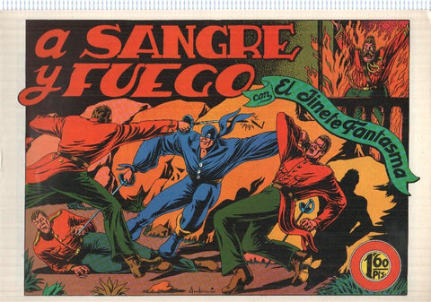 Facsimil: El Jinete Fantasma de Ambros numero 019: A sangre y fuego