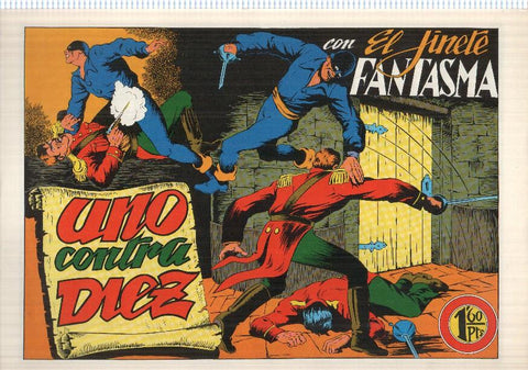 Facsimil: El Jinete Fantasma de Ambros numero 022: uno contra diez