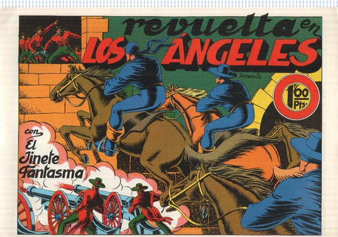 Facsimil: El Jinete Fantasma de Ambros numero 028: Revuelta en los angeles