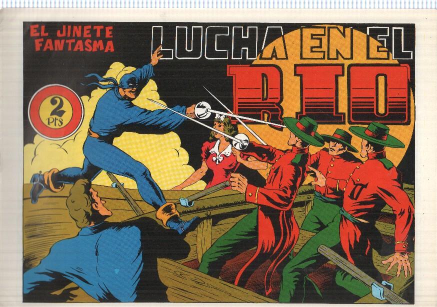 Facsimil: El Jinete Fantasma de Ambros numero 033: Lucha en el rio