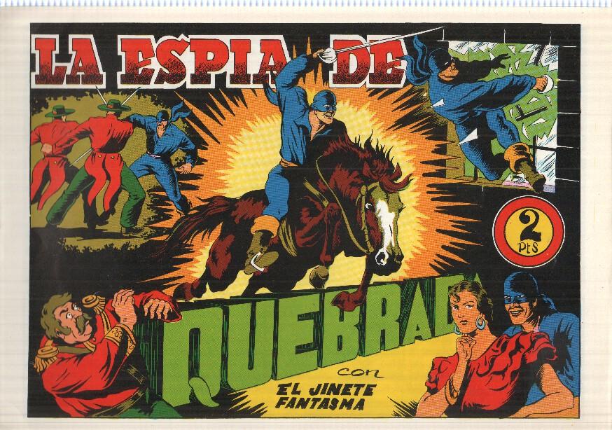 Facsimil: El Jinete Fantasma de Ambros numero 036: La espia de Quebrada