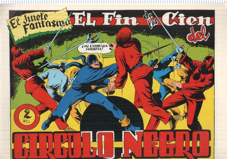 Facsimil: El Jinete Fantasma de Ambros numero 039: El fin de los cien del circulo negro