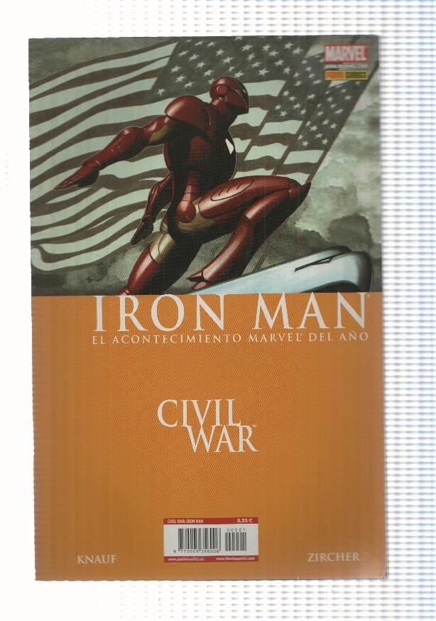 Civil War: Iron Man num 1 año 1 (2007) - Un cruce con Civil War