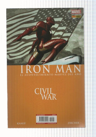 Civil War: Iron Man num 1 año 1 (2007) - Un cruce con Civil War