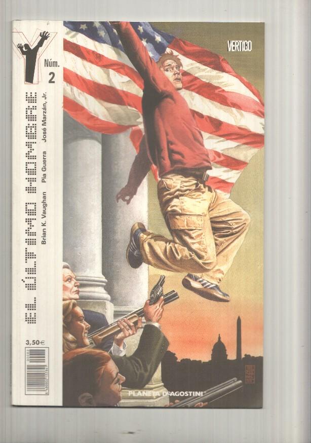 Y: El ultimo hombre num 2. Brian K. Vaughan-pia Guerra. Vertigo
