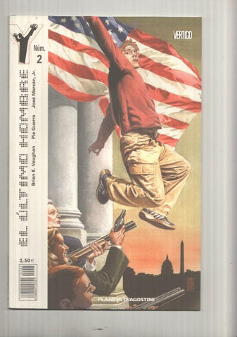 Y: El ultimo hombre num 2. Brian K. Vaughan-pia Guerra. Vertigo