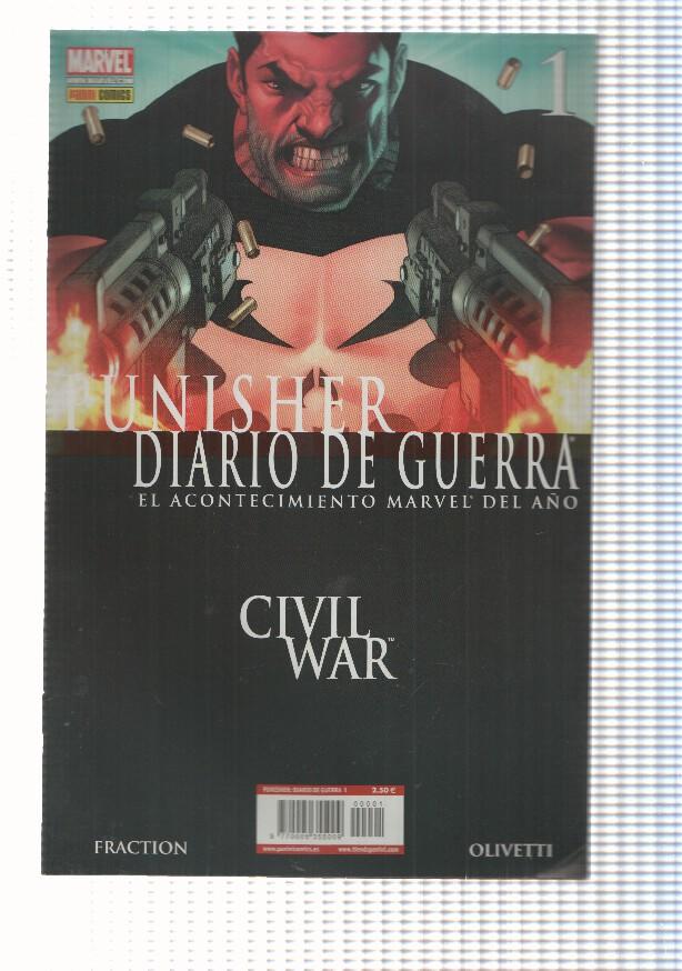 Punisher Diario de Guerra num 1 año 1 (2007). Civil War, Como gane la guerra