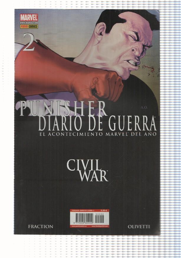 Punisher Diario de Guerra num 2 año 1 (2007). Civil War, Como gane la guerra parte 2: Soldados muertos