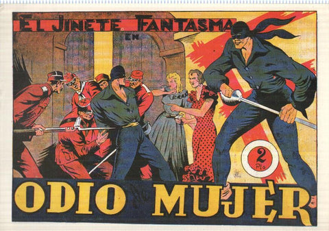 Facsimil: El Jinete Fantasma de Ambros numero 048: Odio de mujer