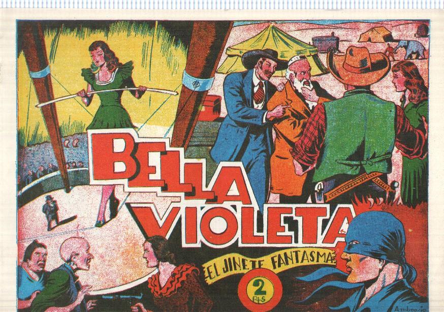 Facsimil: El Jinete Fantasma de Ambros numero 054: Bella Violeta
