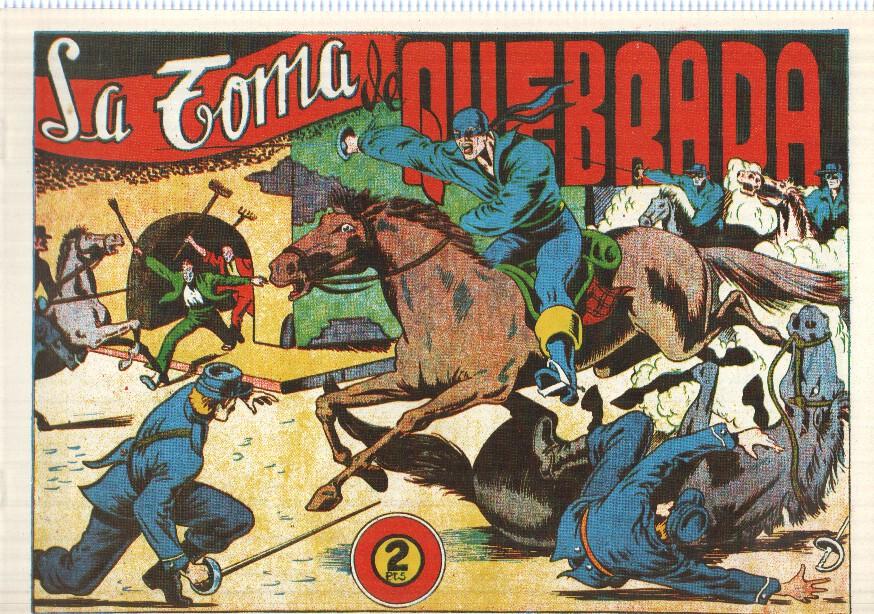 Facsimil: El Jinete Fantasma de Ambros numero 060: La toma de Quebrada