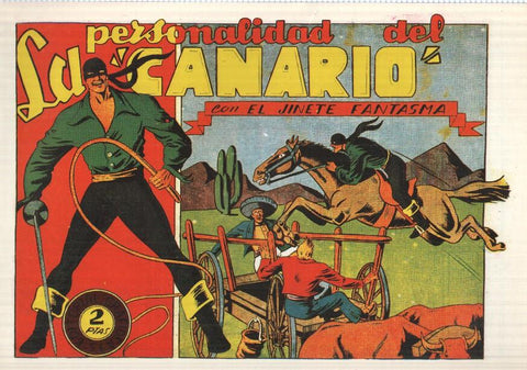 Facsimil: El Jinete Fantasma de Ambros numero 067: La personalidad del canario