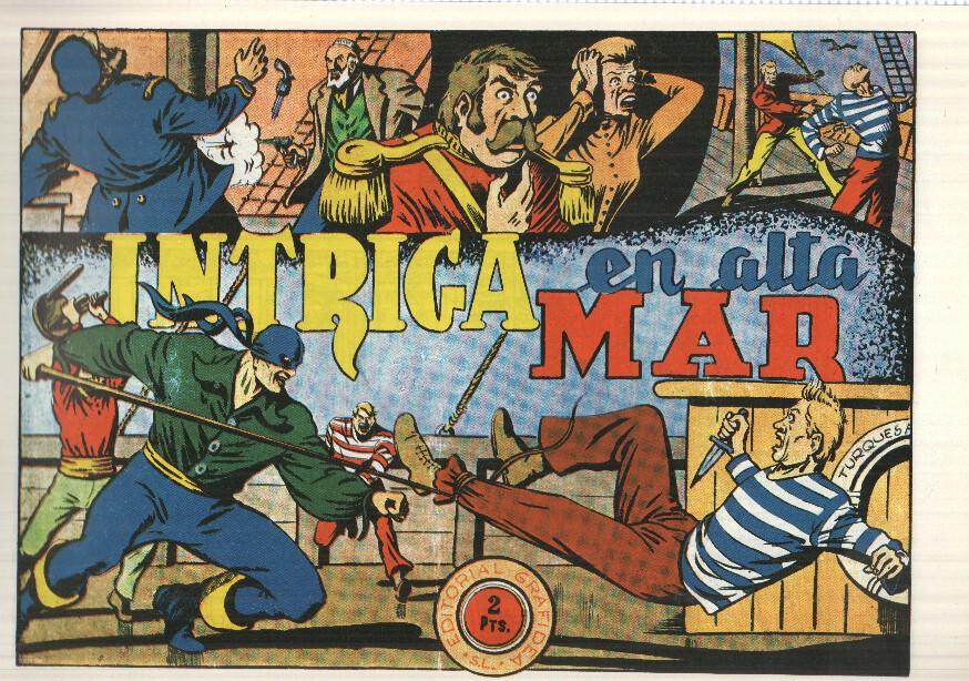 Facsimil: El Jinete Fantasma de Ambros numero 080: Intriga en alta mar