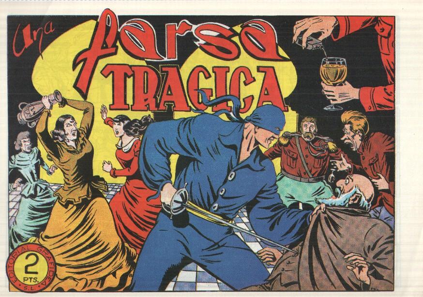 Facsimil: El Jinete Fantasma de Ambros numero 089: Una farsa tragica
