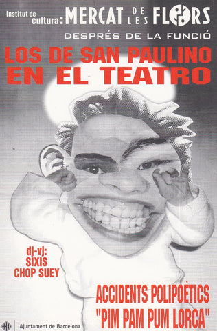 POSTAL B11311: LOS DE SAN PAULINO EN EL TEATRO: MERCAT DE LES FLORS