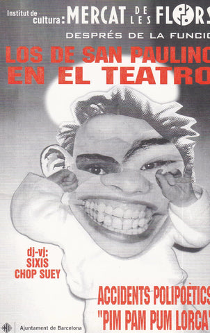 POSTAL B11312: LOS DE SAN PAULINO EN EL TEATRO: MERCAT DE LES FLORS