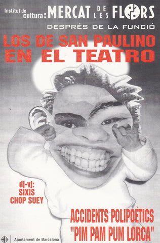 POSTAL B11314: LOS DE SAN PAULINO EN EL TEATRO: MERCAT DE LES FLORS