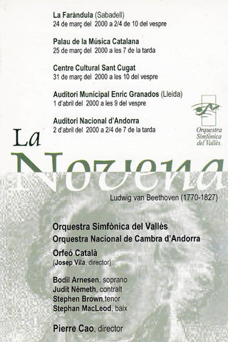 POSTAL B11315: ORQUESTRA SINFONICA DEL VALLES