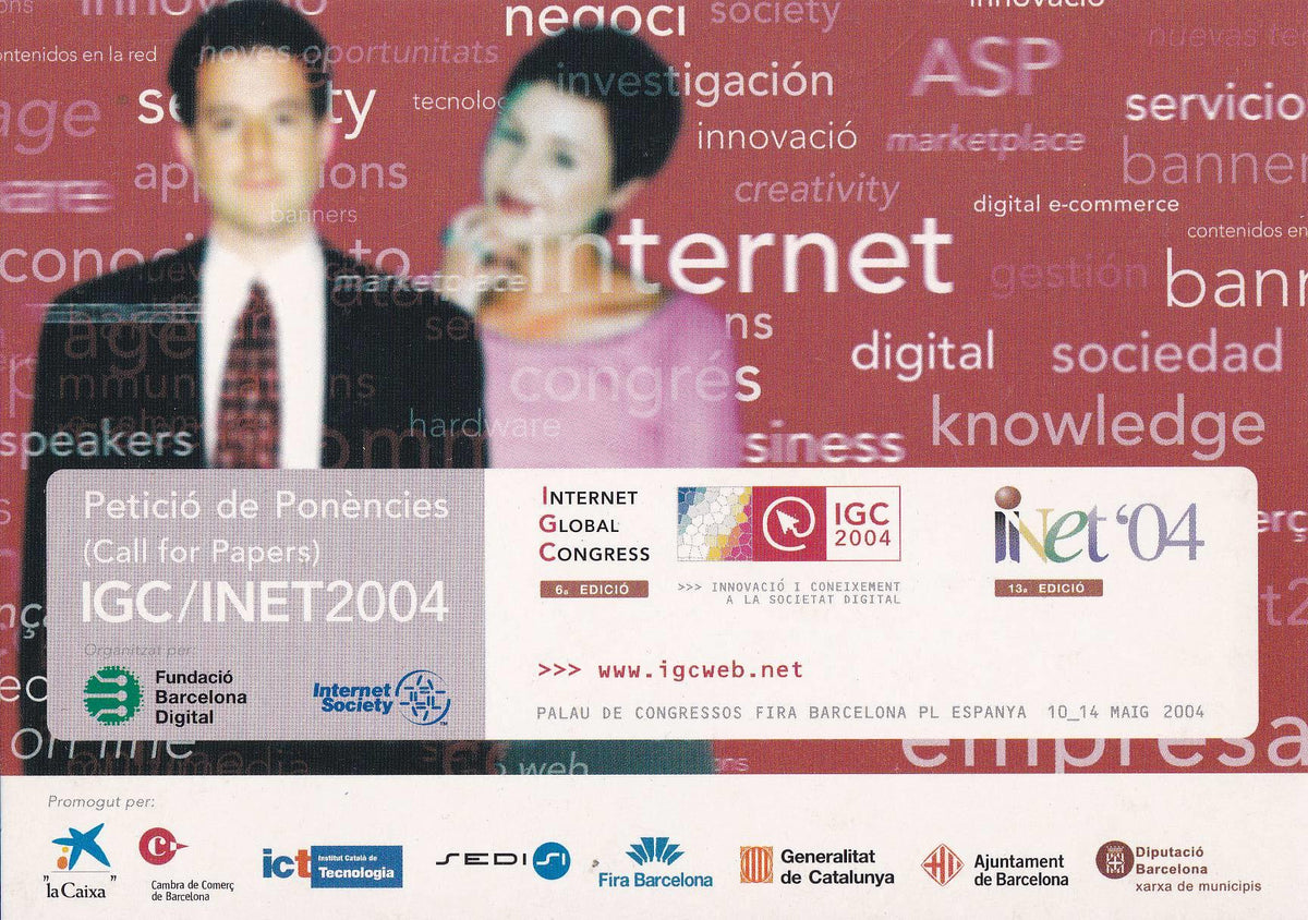 POSTAL B11337: INTERNET GLOBAL CONGRESS 2004