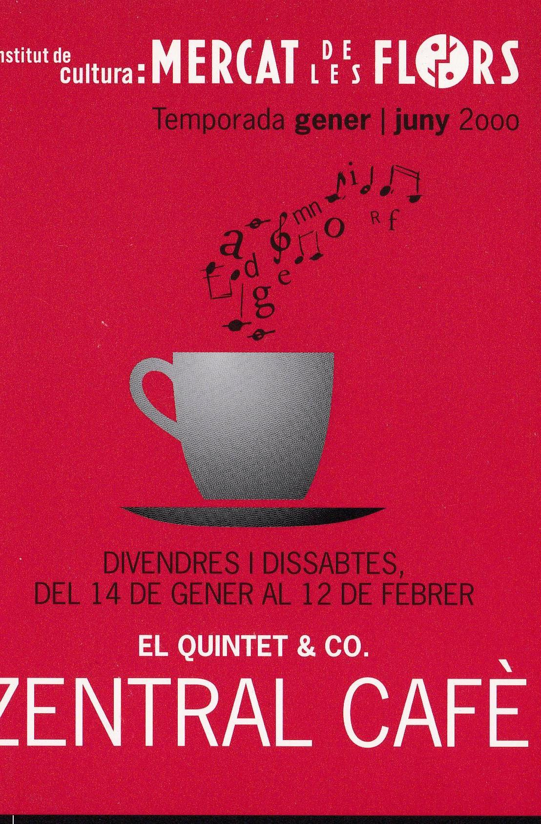 POSTAL B11342: CENTRAL CAFE: MERCAT DE LES FLORS