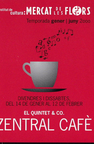 POSTAL B11342: CENTRAL CAFE: MERCAT DE LES FLORS