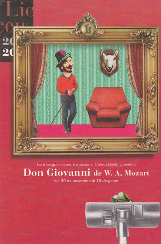 POSTAL B11344: LICEU: DON GIOVANNI DE W. A. MOZART