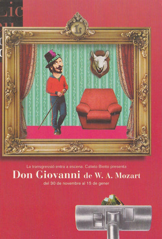 POSTAL B11345: LICEU: DON GIOVANNI DE W. A. MOZART