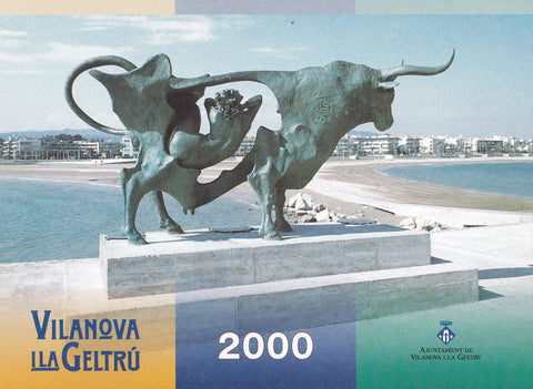 POSTAL B11353: VILANOVA I LA GELTRU 2000. CALENDARIO DE FIESTAS