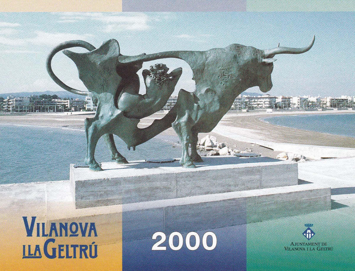 POSTAL B11355: VILANOVA I LA GELTRU 2000. CALENDARIO DE FIESTAS
