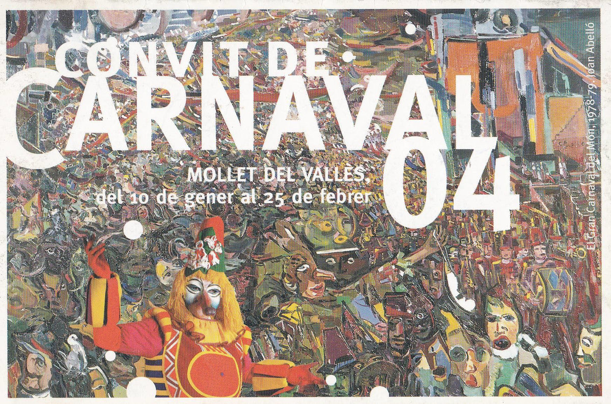 POSTAL B11387: CARNAVAL 04 MOLLET DEL VALLES