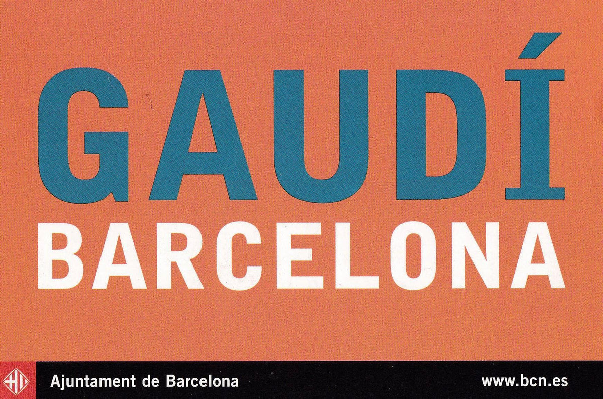 POSTAL B11411: GAUDI BARCELONA: ANY INTERNACIONAL GAUDI. DIVERSOS ASPECTOS